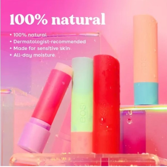 EOS | Bundle of 100% Natural Smooth Lip Balm Packs | 2 Packs FRUITY Sets Total 8 - Picture 3 of 9